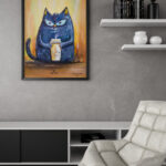 Авторська картина Стаднікова Антона серії "Королівські коти"