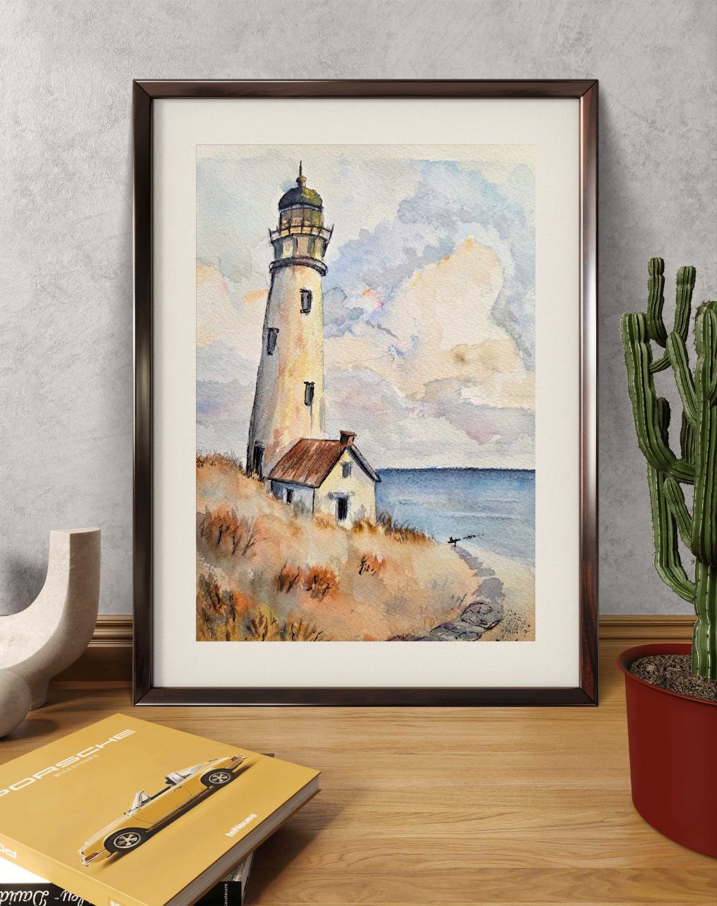 "Око моря" акварель 18x26 Авторська картина Стаднікова Антона