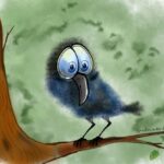 Ціфрова Іллюстрація "Воронятко Кар"