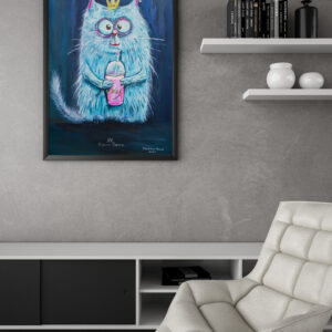 Авторська картина Стаднікова Антона серії "Королівські коти"