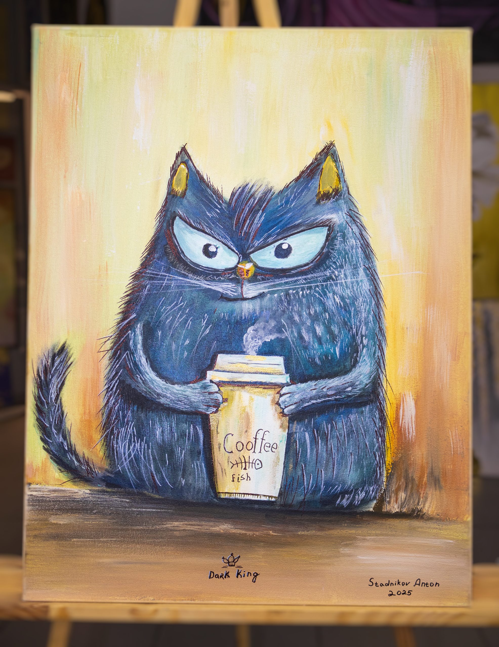 Dark king 65x50 cm Авторска Арт-картина | General Graphics® Автор та художник Стадніков Антон