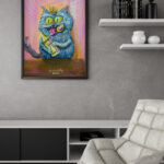 Авторська картина Стаднікова Антона серії "Королівські коти"