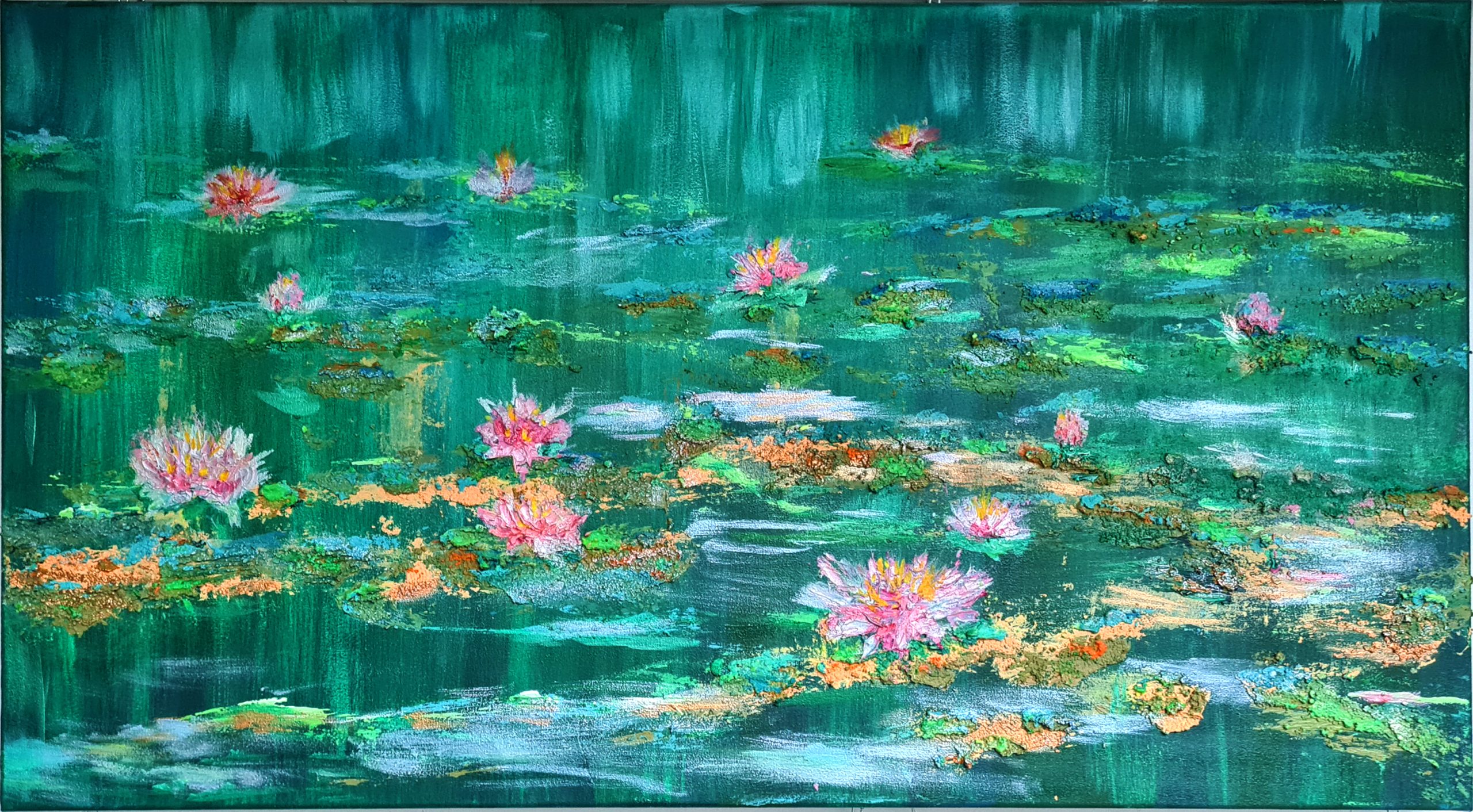 magic pond 90x50 Авторська картина Стаднікова Антона